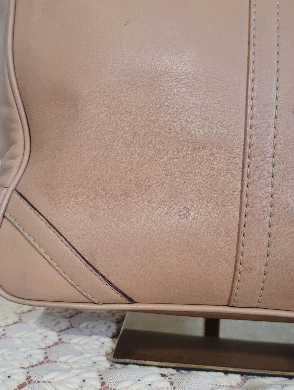 Coach Legacy Natural Cowhide Camel Tan Leather Classic Tote Shoulder Bag